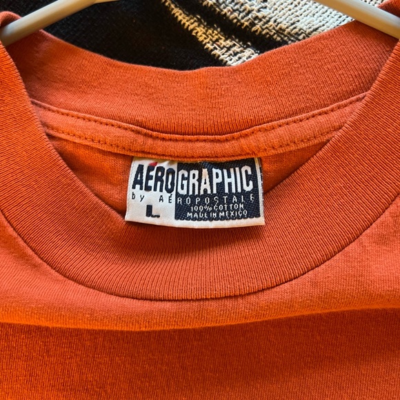 Orange AĒROGRAPHIC by Aēropostale T-Shirt – size large - Picture 2 of 2